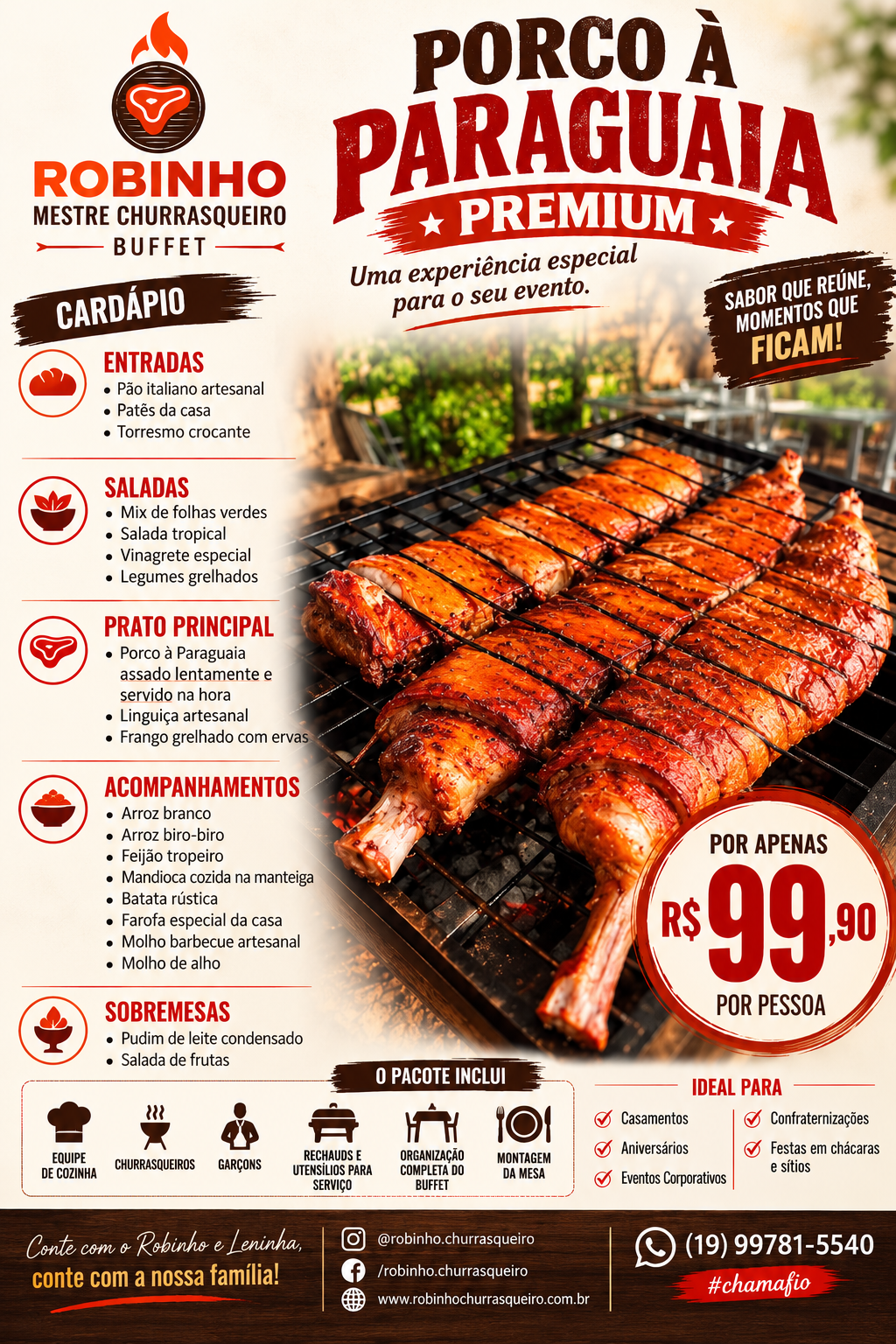 Porco à Paraguaia Premium